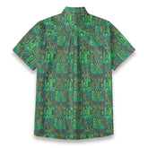 Tiki Fish print Cotton Hawaii Shirt